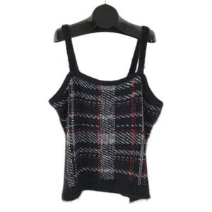 Lane Bryant Classic Plaid Jacquard Tank Sweater Women's Plus Size 22/24 Holiday